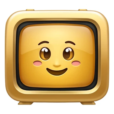 Create an emoji in which it is representing an app like YouTube professional logo of this app but don't make it like YouTube this app name as :- InSights TV don't make it very very sick like making a TV don't make that make it very professional and luxury look sticker