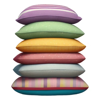 Giant fort of pillows sticker