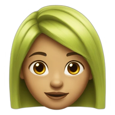 girl-hair-shrek sticker