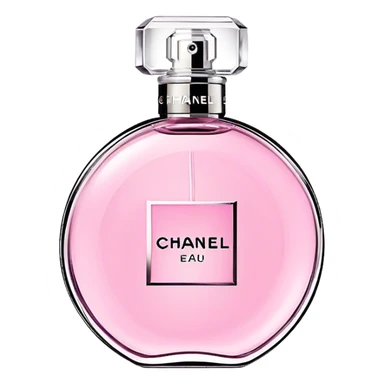Chanel eau tendre, round bottle sticker