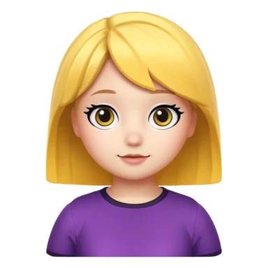 roblox gacha character, cute, round face, simple features, bright colors sticker