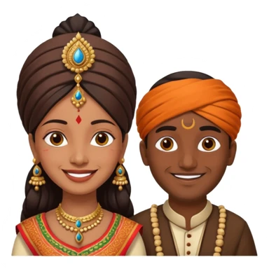 2 indian couple beautiful 😍  sticker