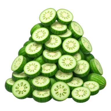 a big pile of grated green slices of vegetable sticker