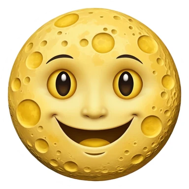 Cursed Pervertedly Smiling Moon sticker