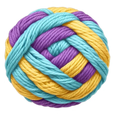 colorful ball of yarn sticker