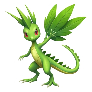  Exotic Treecko-Sceptile-Celebi full body sticker