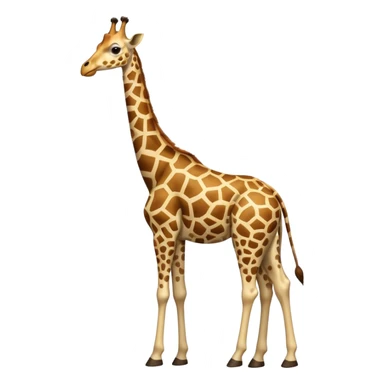 High resolution giraffe  sticker
