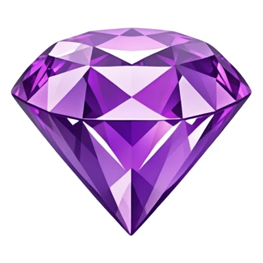 glitter purple cian diamond sticker