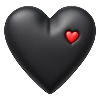 medieval black leather heart  sticker