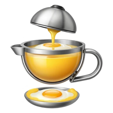 Egg separator sticker
