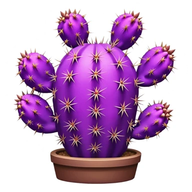 Beautiful purple cactus from Arizona  sticker