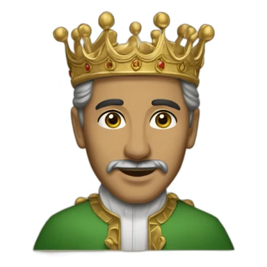 Le roi mohammed 6 du maroc sticker