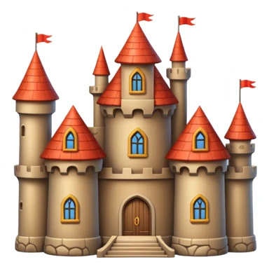 big wood castle house sticker