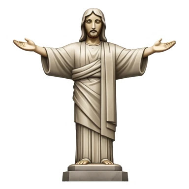 Christ the Redeemer, brazil, no frame sticker