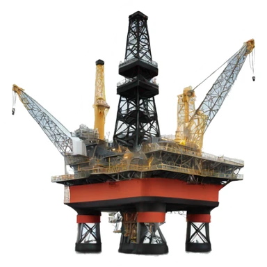 Oil rig sticker