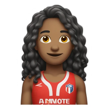 Singe avec un maillot rouge sticker