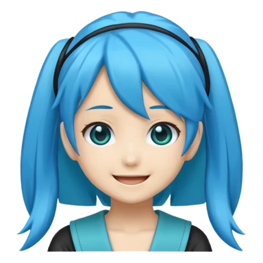 Hatsune Miku emoji sticker