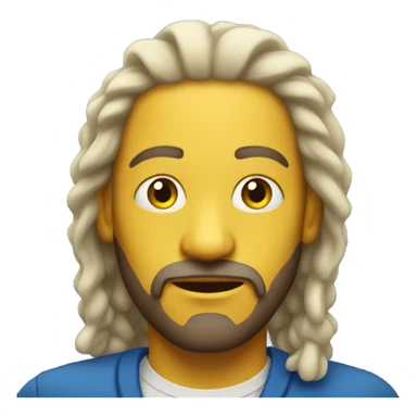 A Swedish white Rasta man sticker