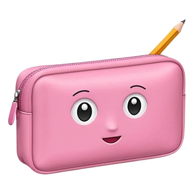 pink Pencil Case sticker