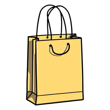 shopping bags with sale tag sticker