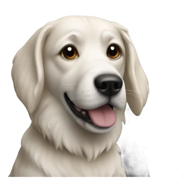 realistic dog in car interior sticker