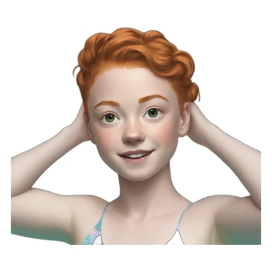 Sadie sink in pool sticker