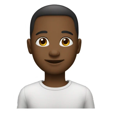 Jeun garçon métisse avec un taper  sticker