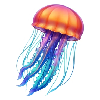 jellyfish with unique design and color but i want a simple one sticker