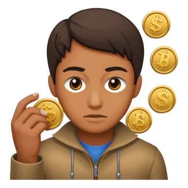 Magnet stealing coins  sticker