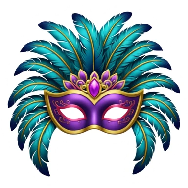 Carnival Mask sticker