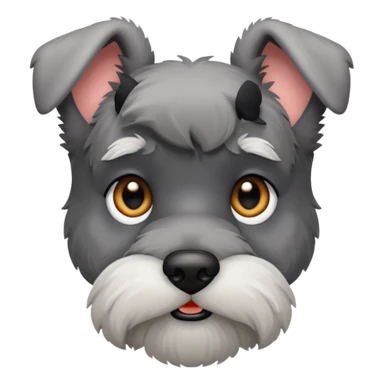Cute Schnauzer  sticker
