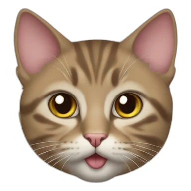 Pussy cat sticker