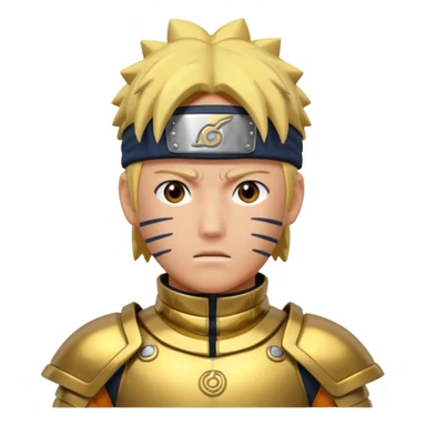 Naruto full GOLD sticker