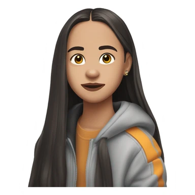 Olivia Rodrigo wearing Billie eilish  sticker