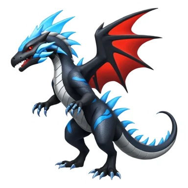 Salandit-Zekrom-Silvally-Nargacuga-fusion (full body) sticker