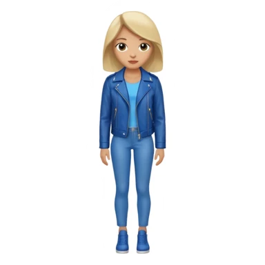 Women in leather jocket, full body, different color leather jocket, close up sticker