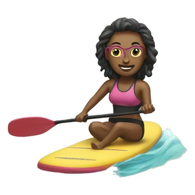 Paddle boarding  sticker