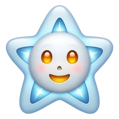 ghost star white sticker