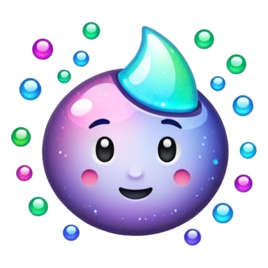 glitter lumen sticker