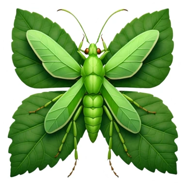 Leaf Insect colored sticker