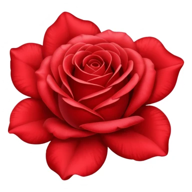 Rose petals falling from a rose sticker