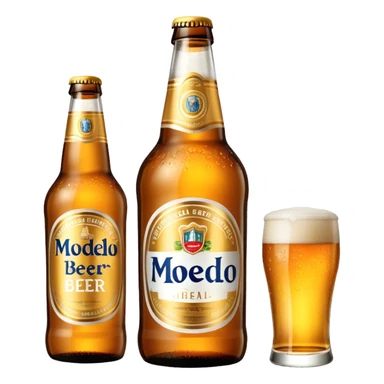 modelo beer sticker