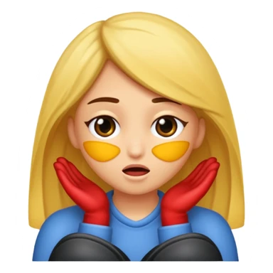 Female Oral sex with man licking penis sticker