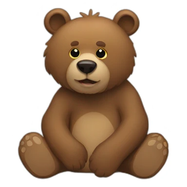 Bear with autism sticker