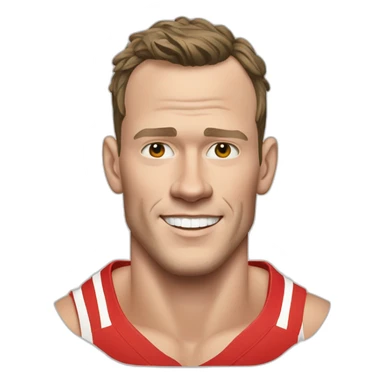 Jonathan Toews as rainbow beach bum sticker