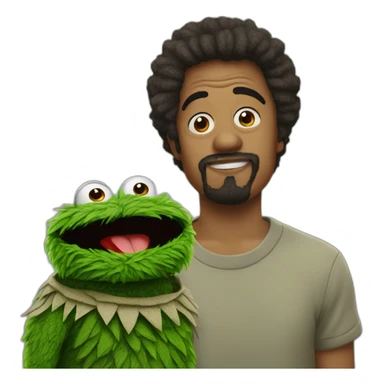 oscar the grouch sticker