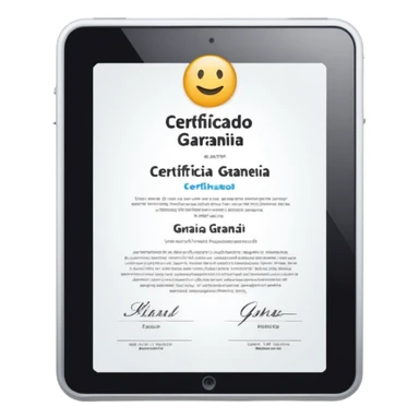 certificado de garantia  sticker
