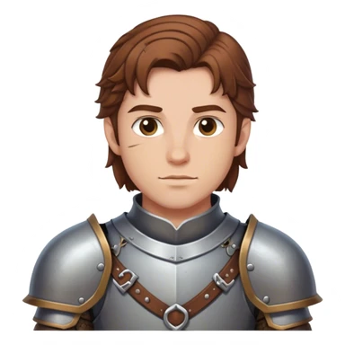 Medieval DnD themed male with armor sticker