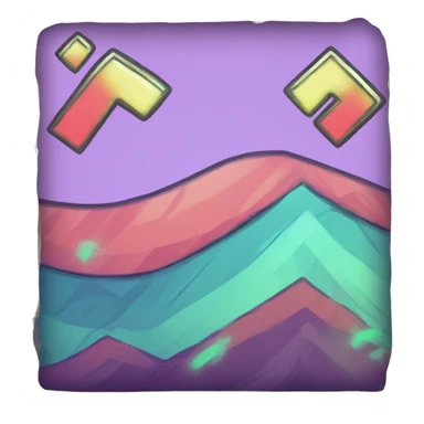 Geometry Dash wave ￼ sticker