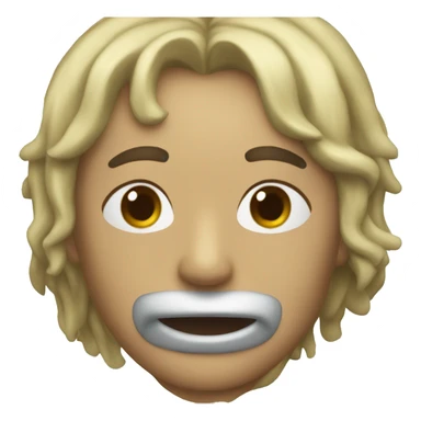 gota de agua azul sticker